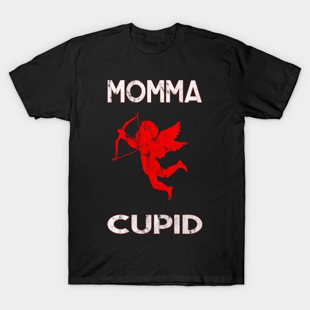 Momma Cupid Valentines Day Gift T-Shirt by familycuteycom